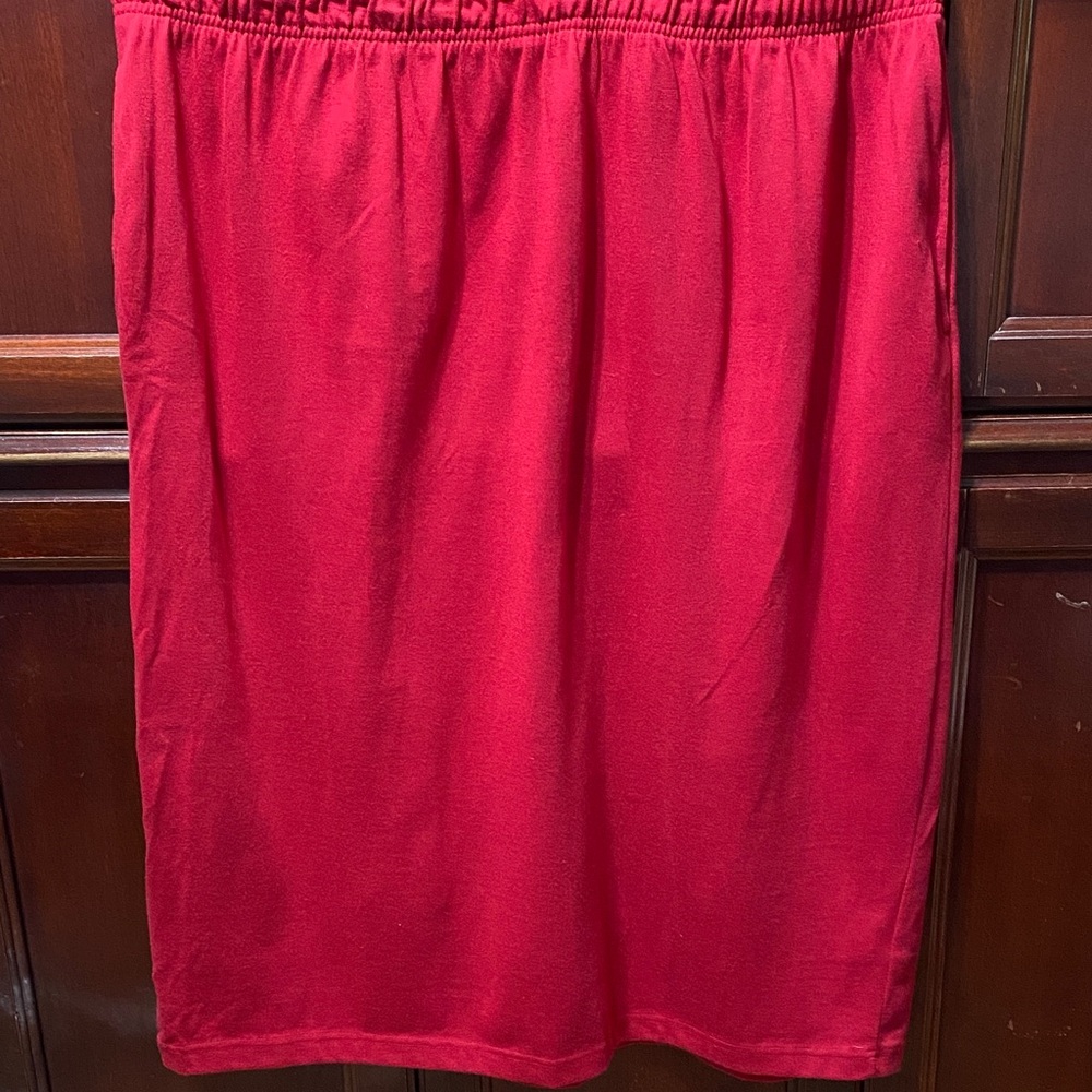 Jacque & KoKo vintage plus size 26/28 elegant Red Women's Skirt